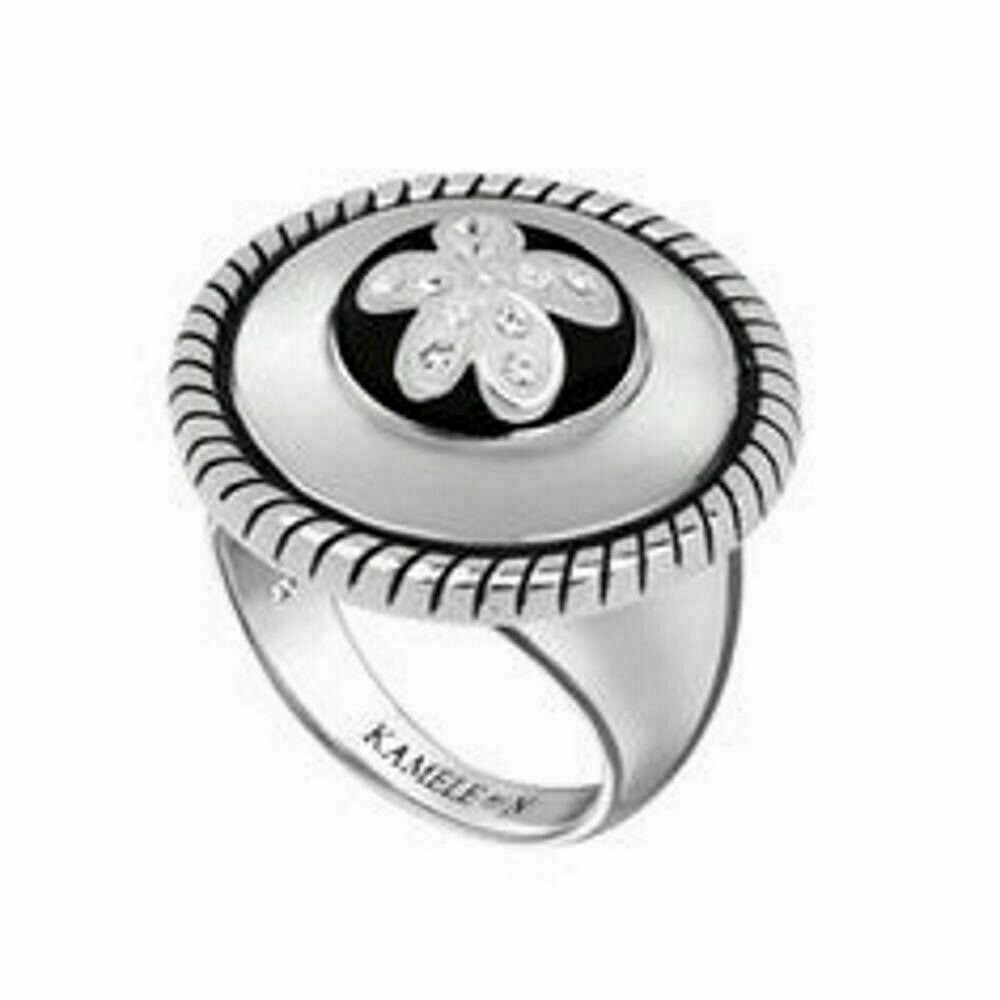 Kameleon KR003 Sterling Silver Size 7 Rope Edge Ring Authentic Ring Only New